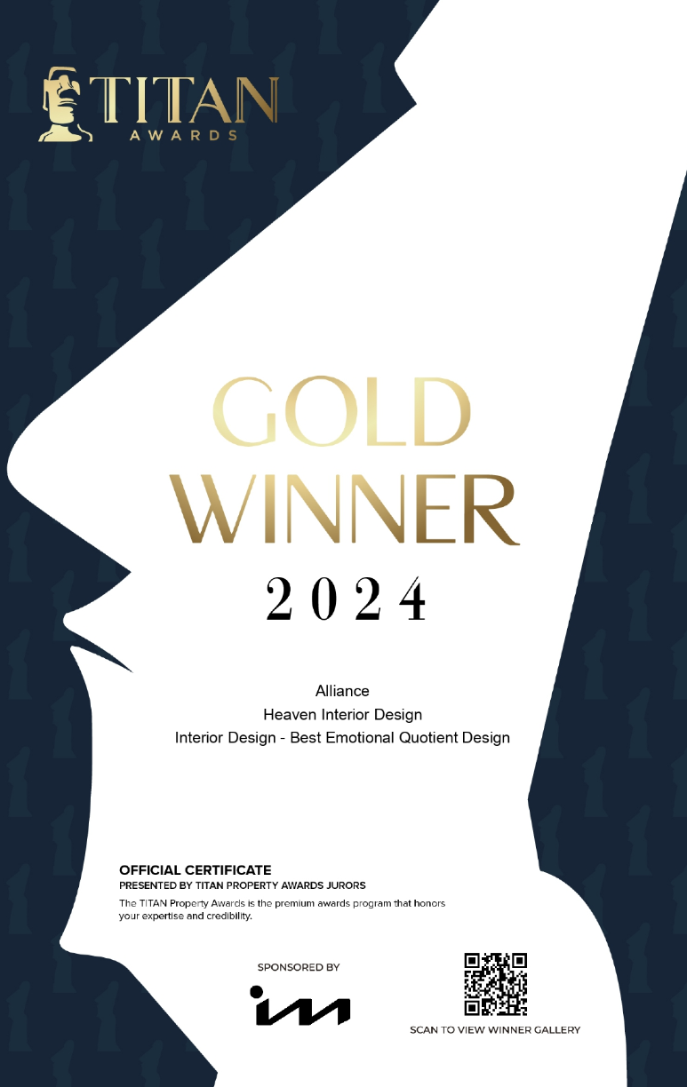 2024 美國 TITAN 不動產獎 — 最佳情境設計 Gold Winner