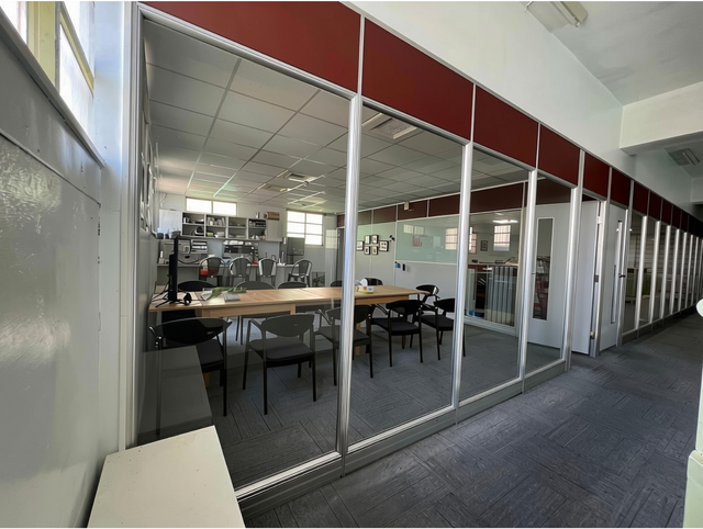 Alliance Park A2, floor 2 office area with smaller partitioned spaces suitable for offices, meeting rooms, break rooms, and other uses